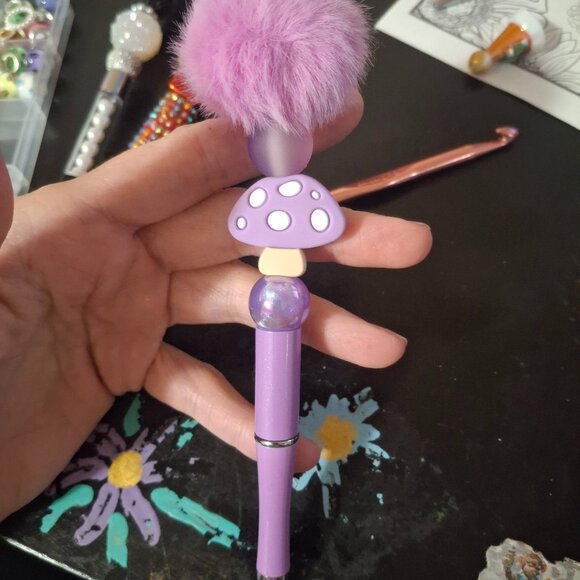 Purple Mushroom Pen - Picture 1 of 1